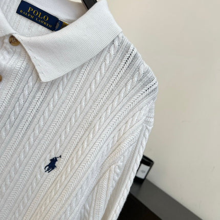 RALPH LAUREN 26S SHORT SLEEVE POLO KNIT TOP 347
