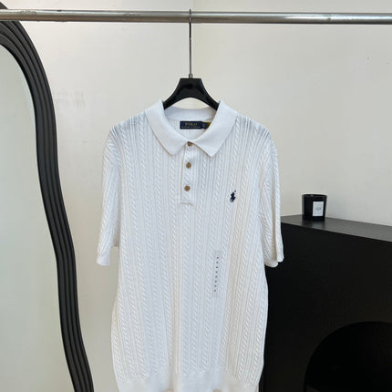 RALPH LAUREN 26S SHORT SLEEVE POLO KNIT TOP 347