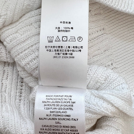 RALPH LAUREN 26S SHORT SLEEVE POLO KNIT TOP 347