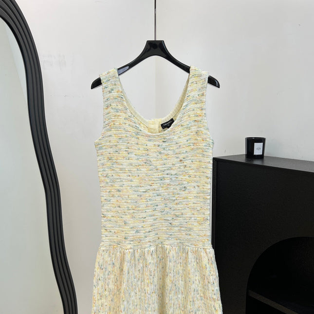 CHANEL 26S SLEEVELESS KNIT DRESS STYLE 1150
