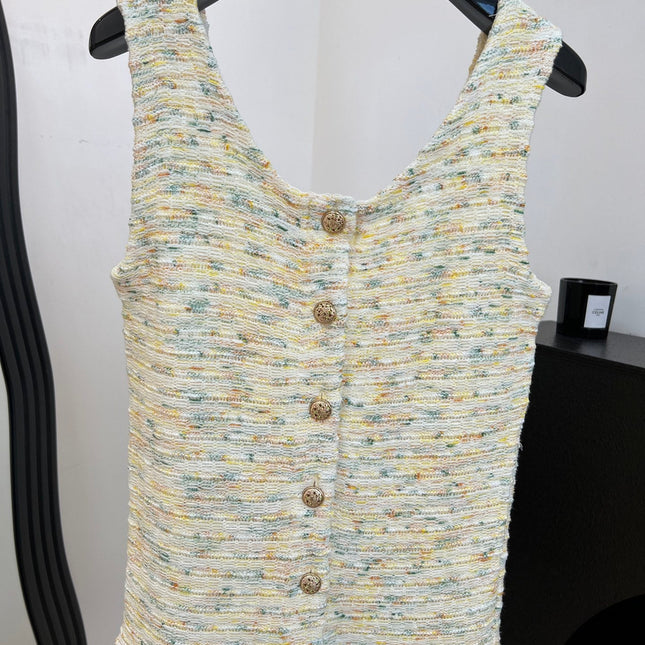 CHANEL 26S SLEEVELESS KNIT DRESS STYLE 1150
