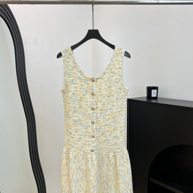 CHANEL 26S SLEEVELESS KNIT DRESS STYLE 1150