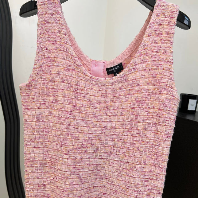 CHANEL 26S SLEEVELESS KNIT DRESS STYLE 1149
