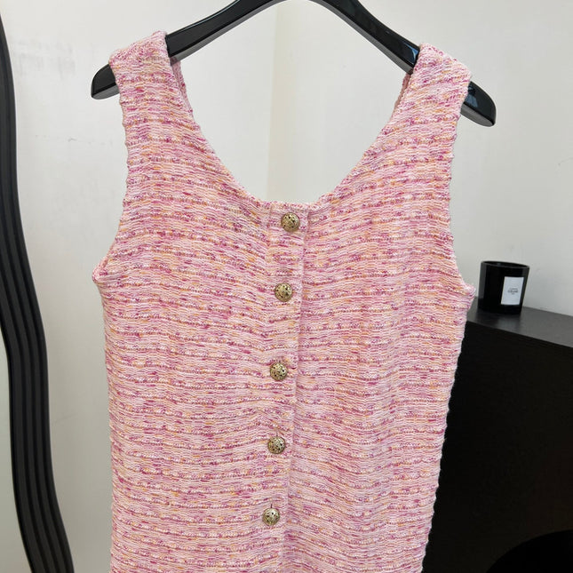CHANEL 26S SLEEVELESS KNIT DRESS STYLE 1149