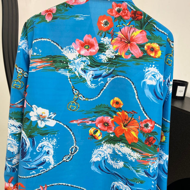 GUCCI 26S LONG-SLEEVE COLLARED SHIRT 445