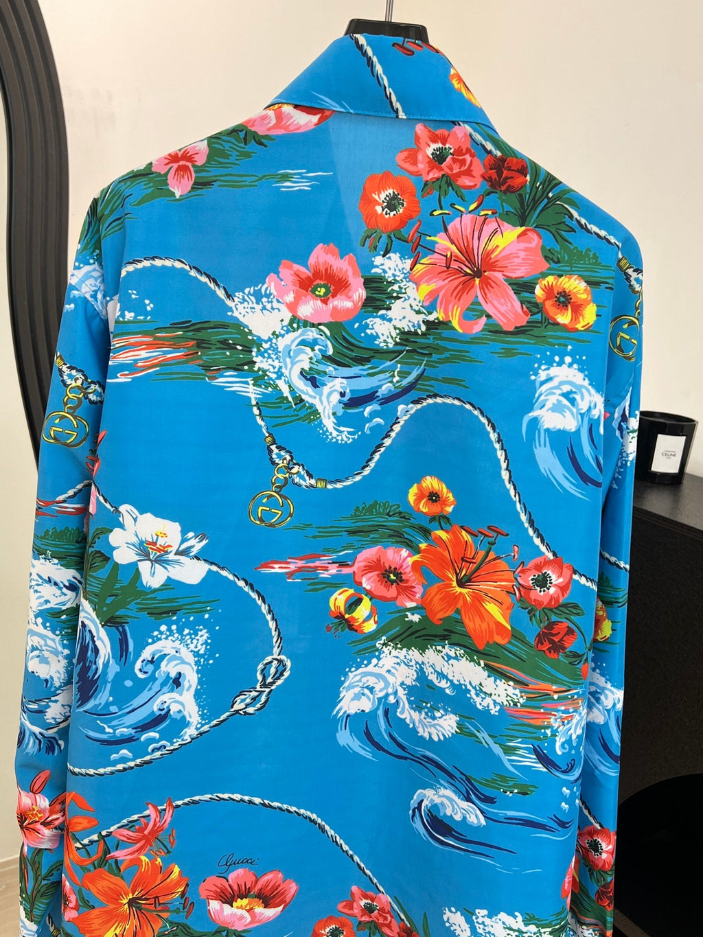 GUCCI 26S LONG-SLEEVE COLLARED SHIRT 445
