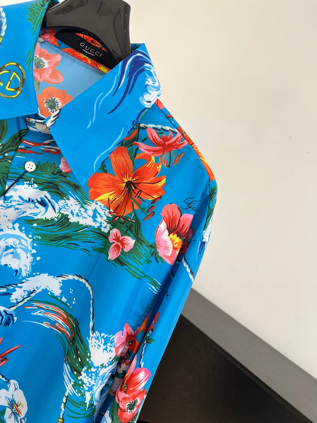 GUCCI 26S LONG-SLEEVE COLLARED SHIRT 445