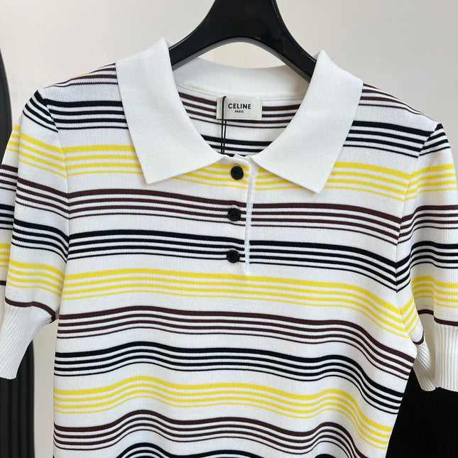 CELINE 26S KNIT POLO SHIRT 361