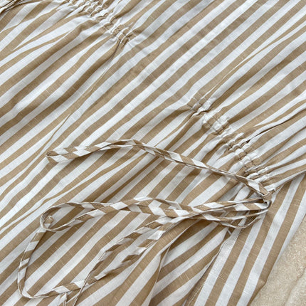 RALPH LAUREN 26S STRIPED SHIRT DRESS 355