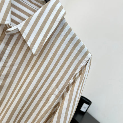 RALPH LAUREN 26S STRIPED SHIRT DRESS 355