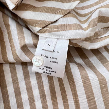 RALPH LAUREN 26S STRIPED SHIRT DRESS 355