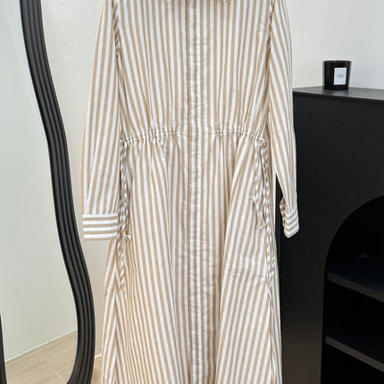 RALPH LAUREN 26S STRIPED SHIRT DRESS 355