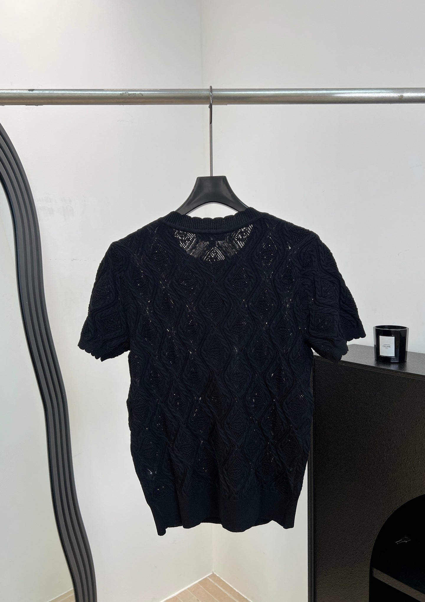 CHANEL 26S SHORT-SLEEVE KNIT T-SHIRT 1413