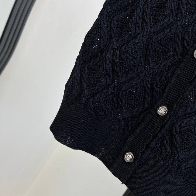 CHANEL 26S SHORT-SLEEVE KNIT T-SHIRT 1413