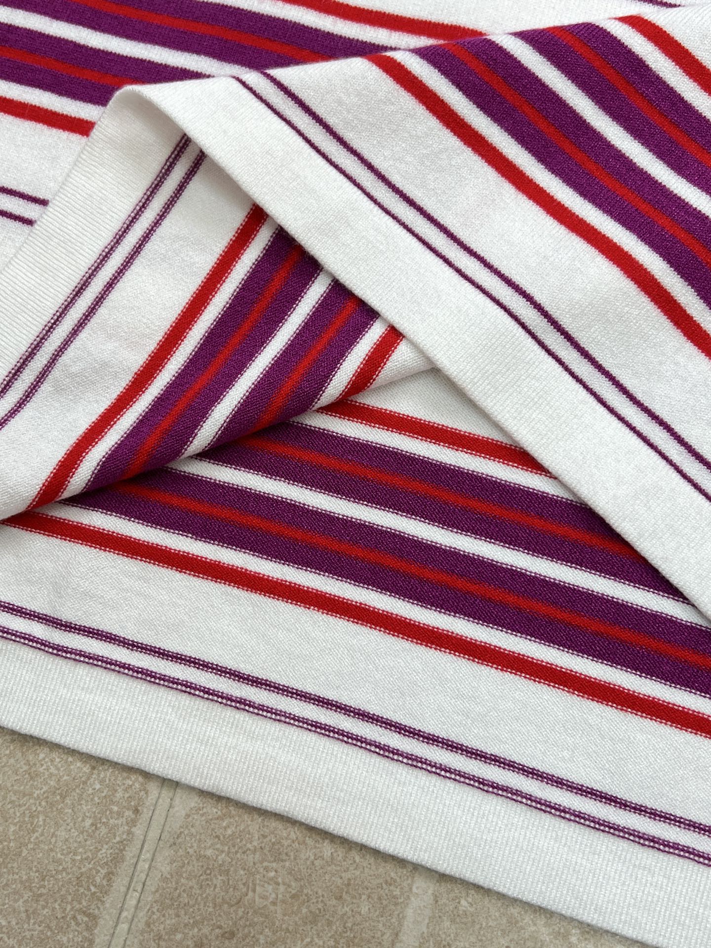 CELINE 26S STRIPED SHORT-SLEEVE POLO SHIRT 398