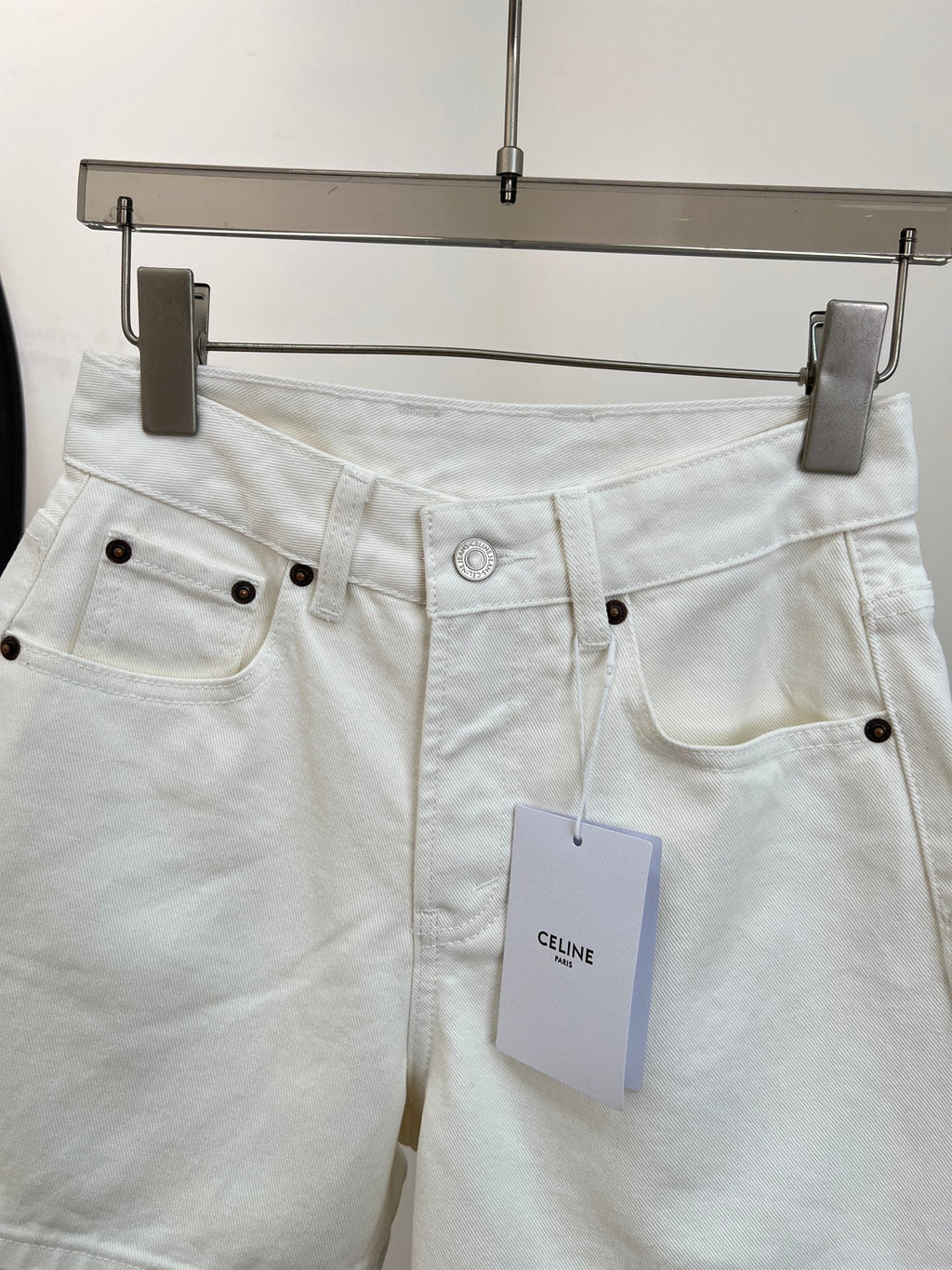 CELINE 26S DENIM SHORTS 397