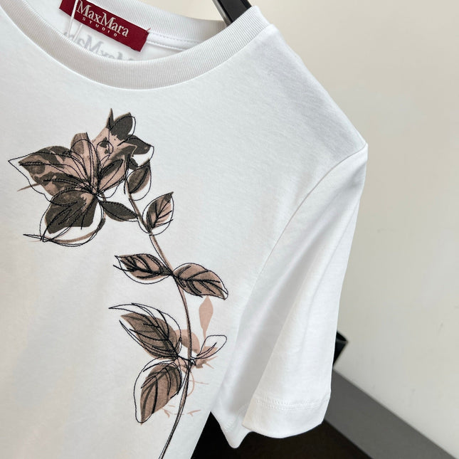 MAXMARA 26S SHORT-SLEEVE CREW-NECK T-SHIRT 351