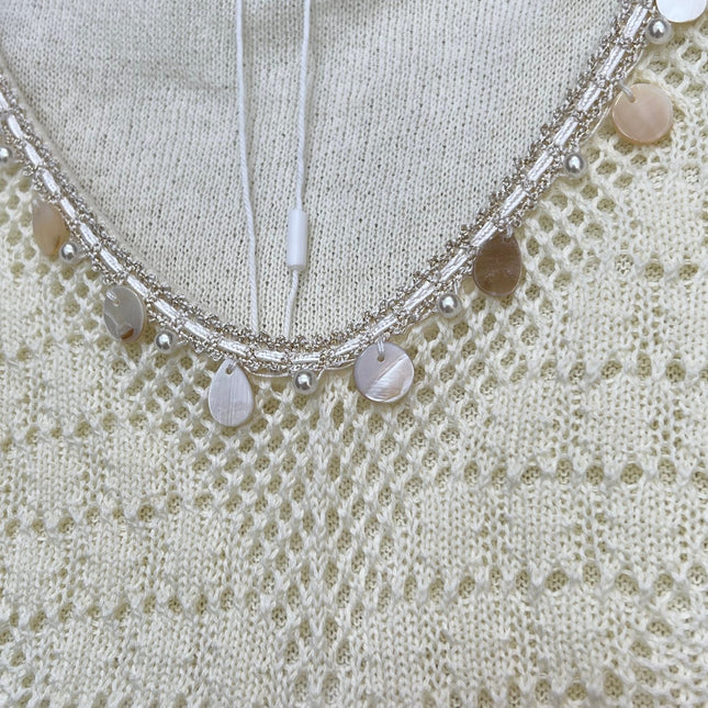 CHANEL 26S SHORT-SLEEVE KNIT TOP 1484