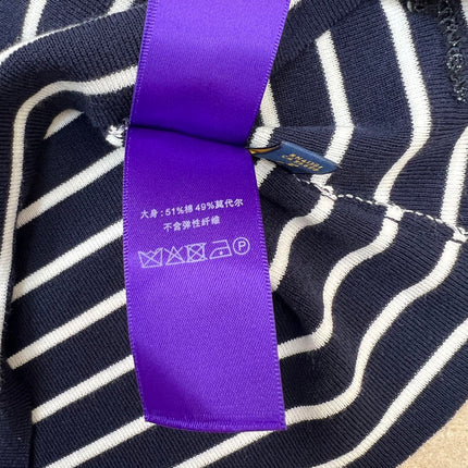 RALPH LAUREN 26S STRIPED KNIT BLAZER 352