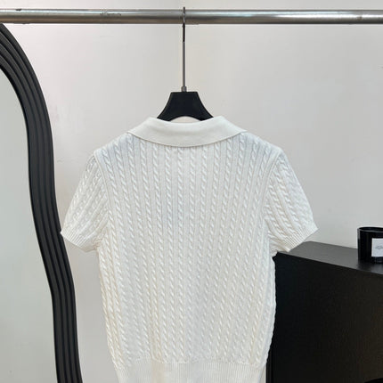 RALPH LAUREN 26S SHORT SLEEVE KNIT SWEATER 345