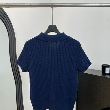 RALPH LAUREN 26S SHORT SLEEVE KNIT SWEATER 344