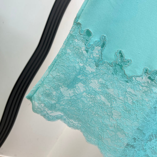 CHANEL 26S LACE HEM MIDI SKIRT 1313