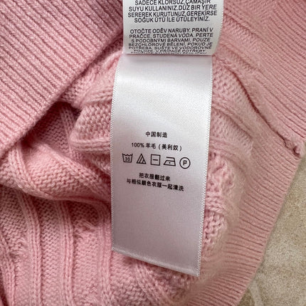 RALPH LAUREN 26S CREW-NECK CABLE-KNIT VEST 741