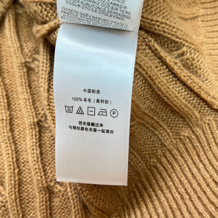 RALPH LAUREN 26S V-NECK CABLE-KNIT VEST 735
