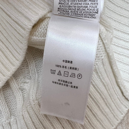 RALPH LAUREN 26S V-NECK CABLE-KNIT SWEATER 564