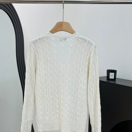 RALPH LAUREN 26S V-NECK CABLE-KNIT SWEATER 564