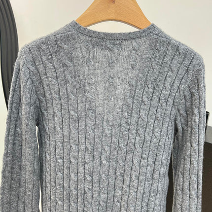 RALPH LAUREN 26S V-NECK CABLE-KNIT SWEATER 561