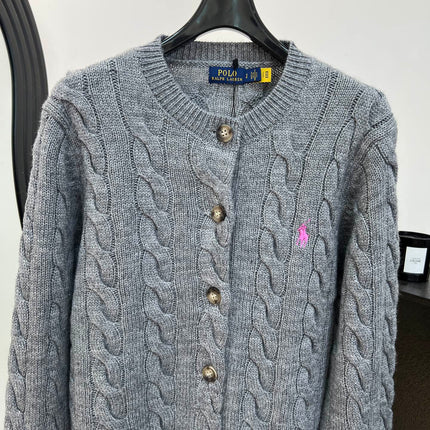 RALPH LAUREN 26S CREW-NECK KNIT CARDIGAN 616