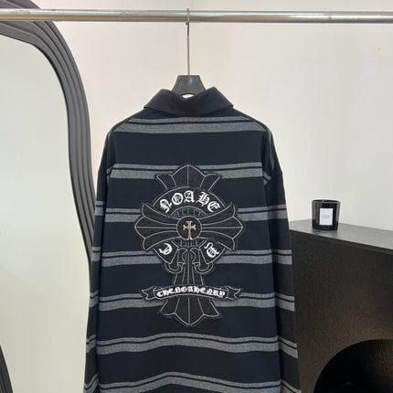 CHROME HEARTS 26S LONG-SLEEVE POLO SHIRT 026
