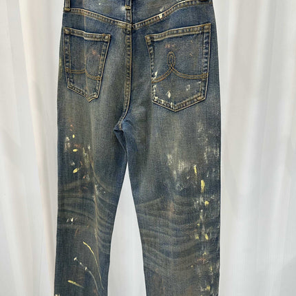 RALPH LAUREN 26S RIPPED STRAIGHT-LEG JEANS 596