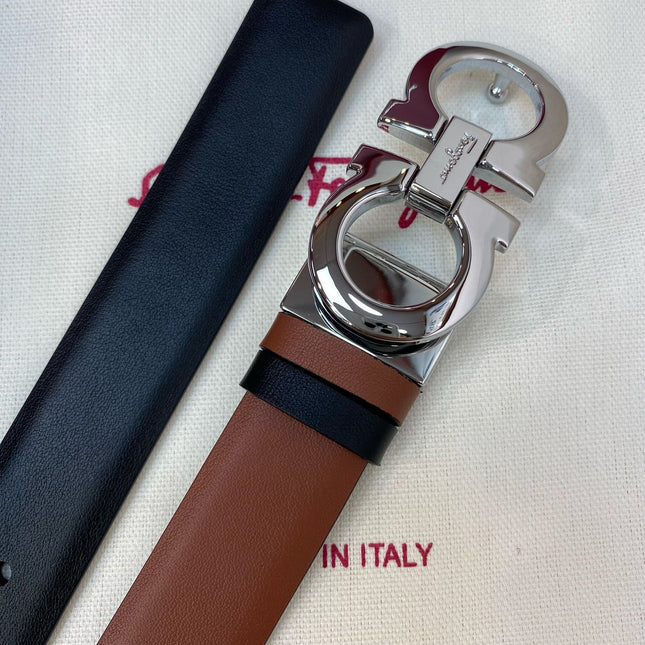 BELT 25MM IN BROWN CALFSKIN 542778
