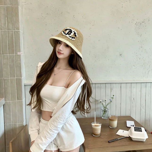 CHANEL 26S CROCHET BUCKET HAT 338096