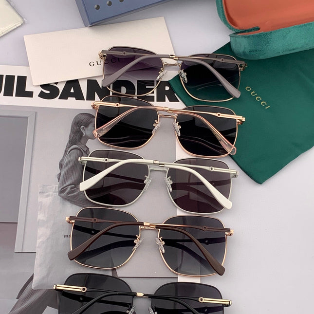 SQUARE FRAME SUNGLASSES G2322 IN METAL