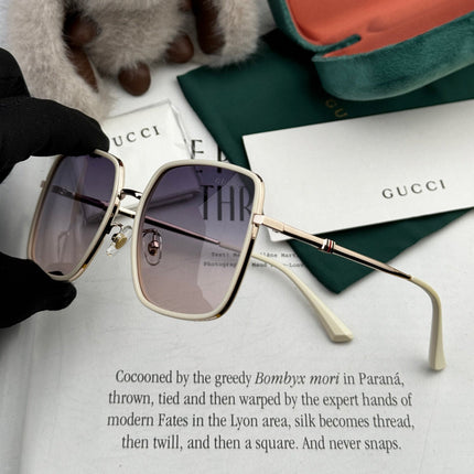 SQUARE FRAME SUNGLASSES G1640 IN METAL