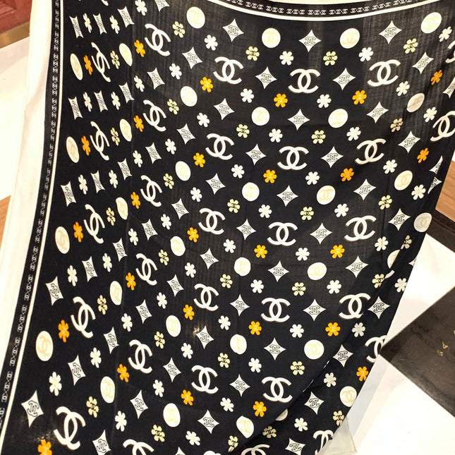 CHANEL 25S SCARF 140 IN CASHMERE 931509