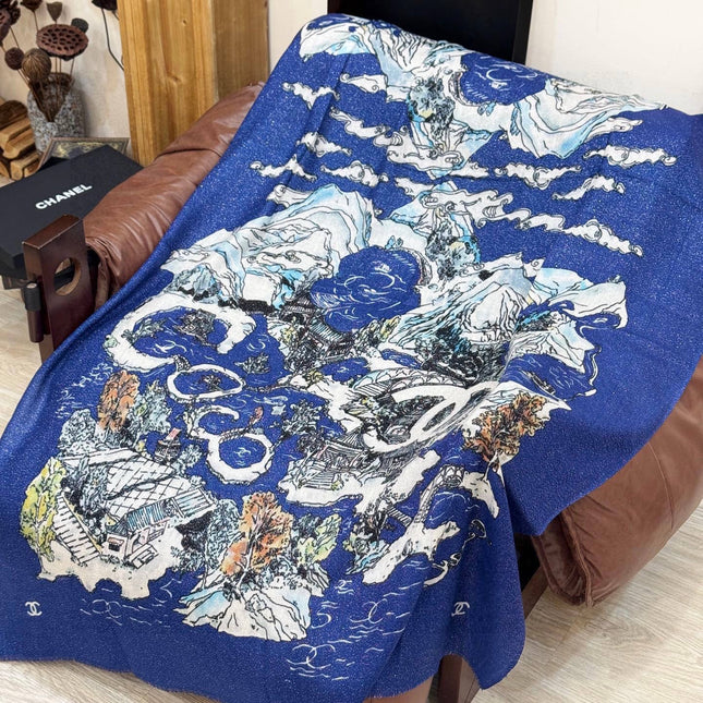 CHANEL 25S SCARF 200 CM IN CASHMERE 941753