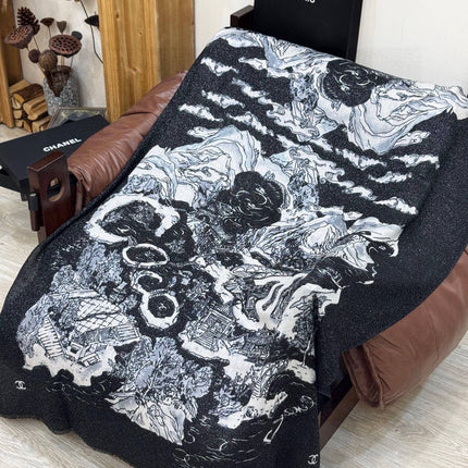 CHANEL 25S SCARF 200 CM IN CASHMERE 941754