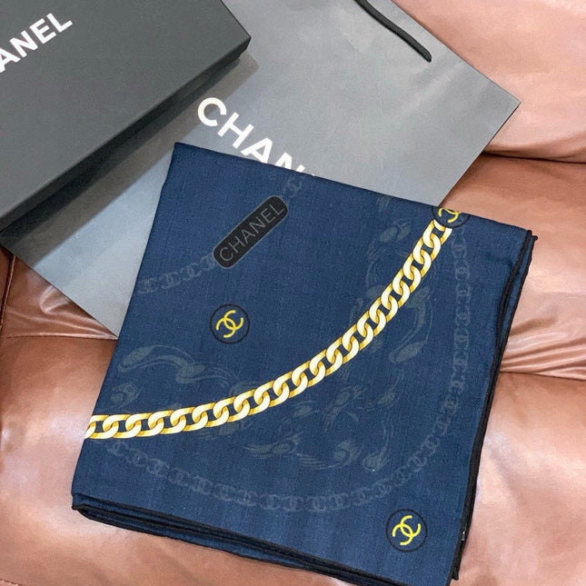 CHANEL 26S SCARF 135 IN CASHMERE AND SILK 281153