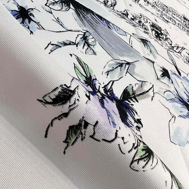 DIOR 26S SCARF 90CM IN SILK 284556