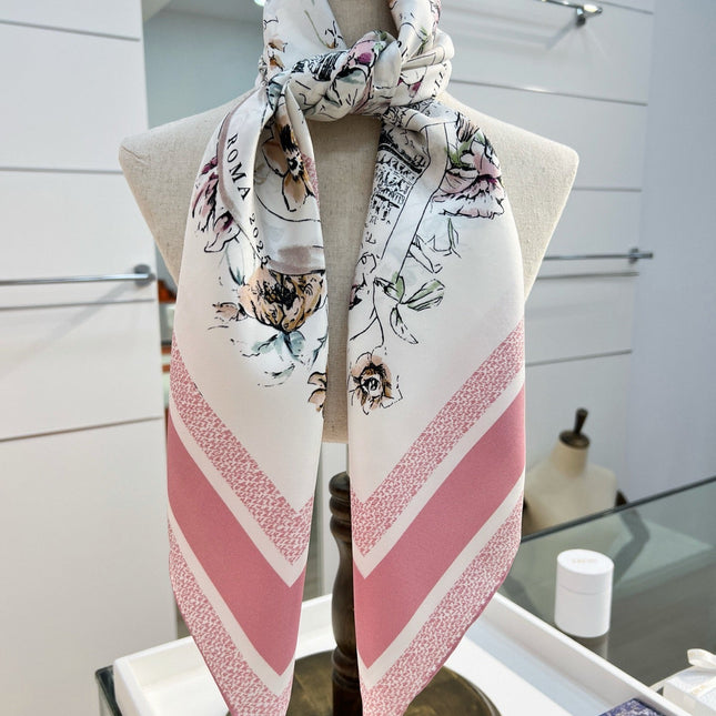 DIOR 26S SCARF 90CM IN SILK 284557