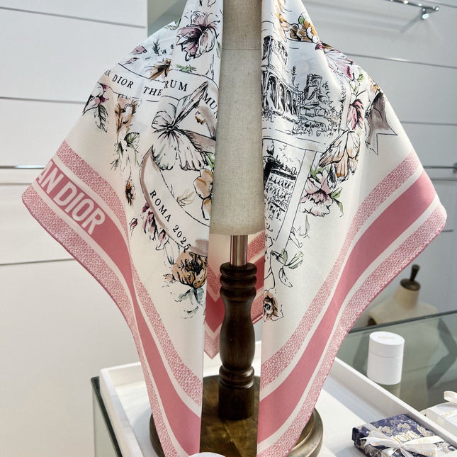DIOR 26S SCARF 90CM IN SILK 284557