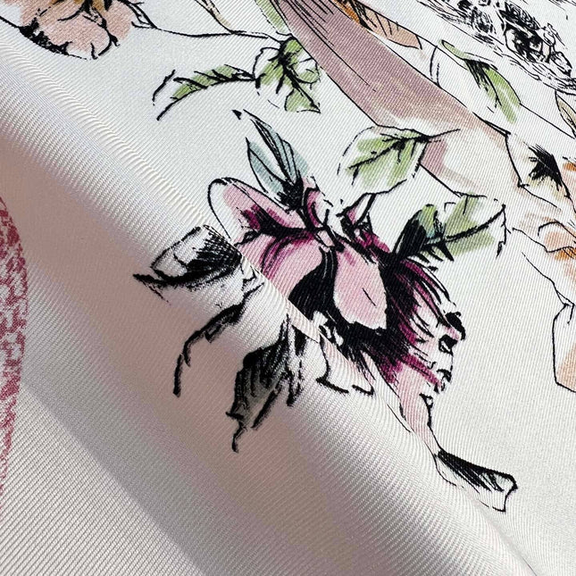 DIOR 26S SCARF 90CM IN SILK 284557