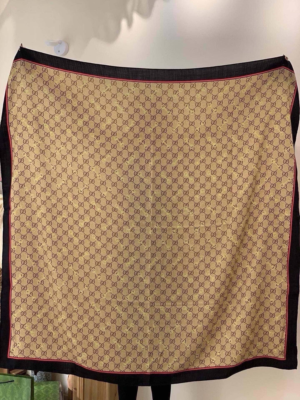 GUCCI 26S SCARF 135 IN CASHMERE AND SILK 315169