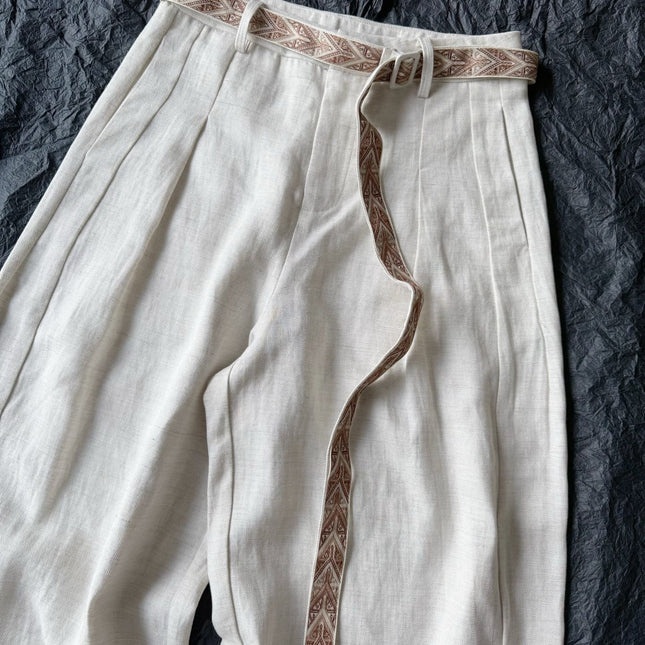 LORO PIANA 26S WIDE LEG PANTS 716