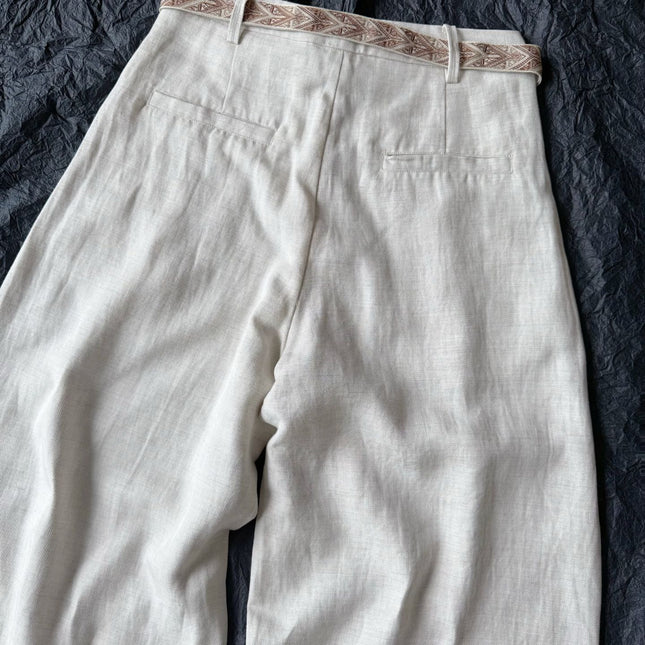 LORO PIANA 26S WIDE LEG PANTS 716