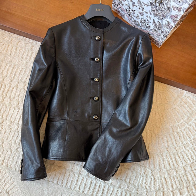 DIOR 25S LEATHER JACKET STYLE 358